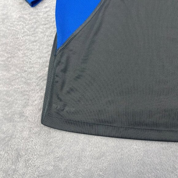 Nike Pro Combat Ken Griffey Baseball Shirt Fitted Mens Medium Blue 3/4 Swimgman - Picture 6 of 15